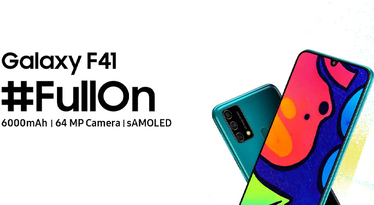 Samsung Galaxy F41 Makes its Debut; A Rebadged Galaxy M31 with 64MP Camera & 6,000mAh battery