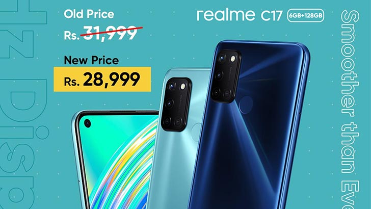 Realme C17 Price in Pakistan Slashed to Rs 28,999 after the C15's