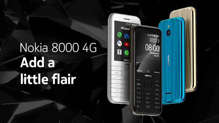 Nokia 8000 4G Announced; A Gorgeous Blast from the Past With New Features
