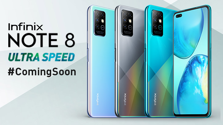 Infinix Note 8 is Coming to Pakistan Soon along with Infinix Note 8i; Dual Infinity O Display and 6 Cameras