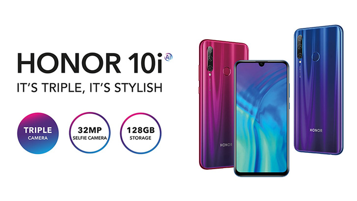 Honor 10i Launched in Pakistan with Triple Rear Camera; Has Google Support But With a Few Caveats