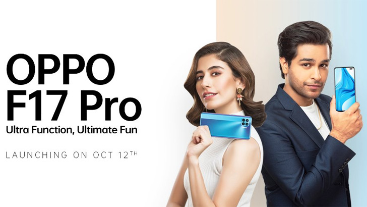 Oppo F17 Pro is Coming to Pakistan on October 12; 6 AI Cameras, 4,000mAh battery & lightning-fast 30W VOOC Flash Charge 4.0