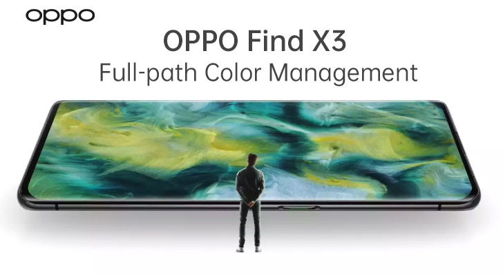 OPPO Find X3 Teased to Feature 10-bit Full-Path Color Management for the Cameras and Display