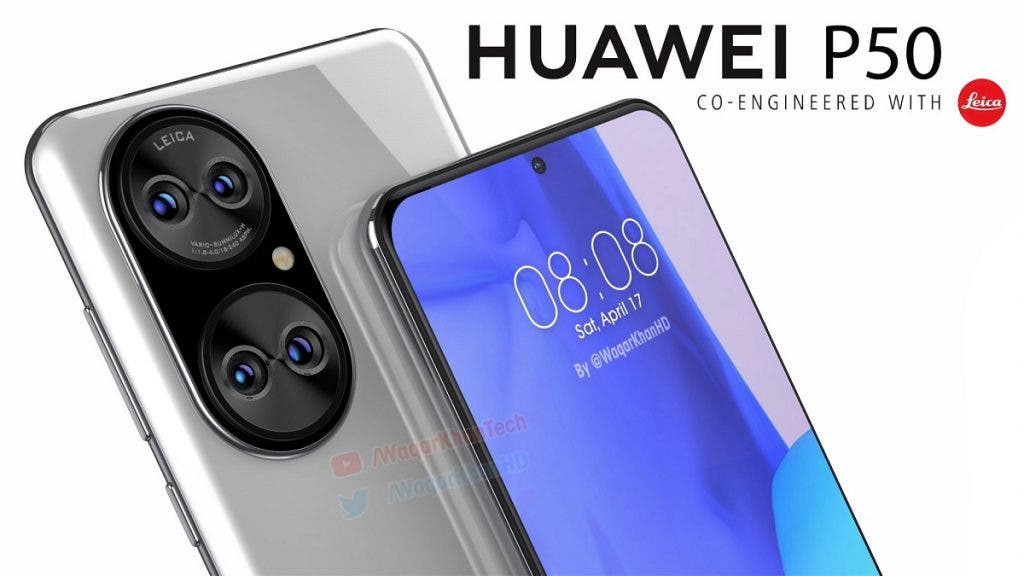 Huawei P50 showed up on new high-quality renders