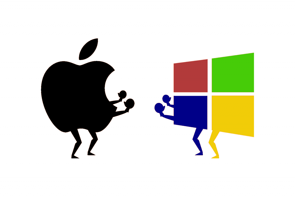 The rivalry between Apple and Microsoft is back