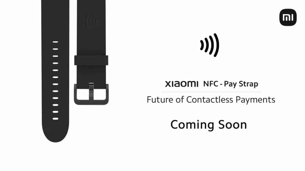 Xiaomi made a contactless payment tool from a strap for wearable devices