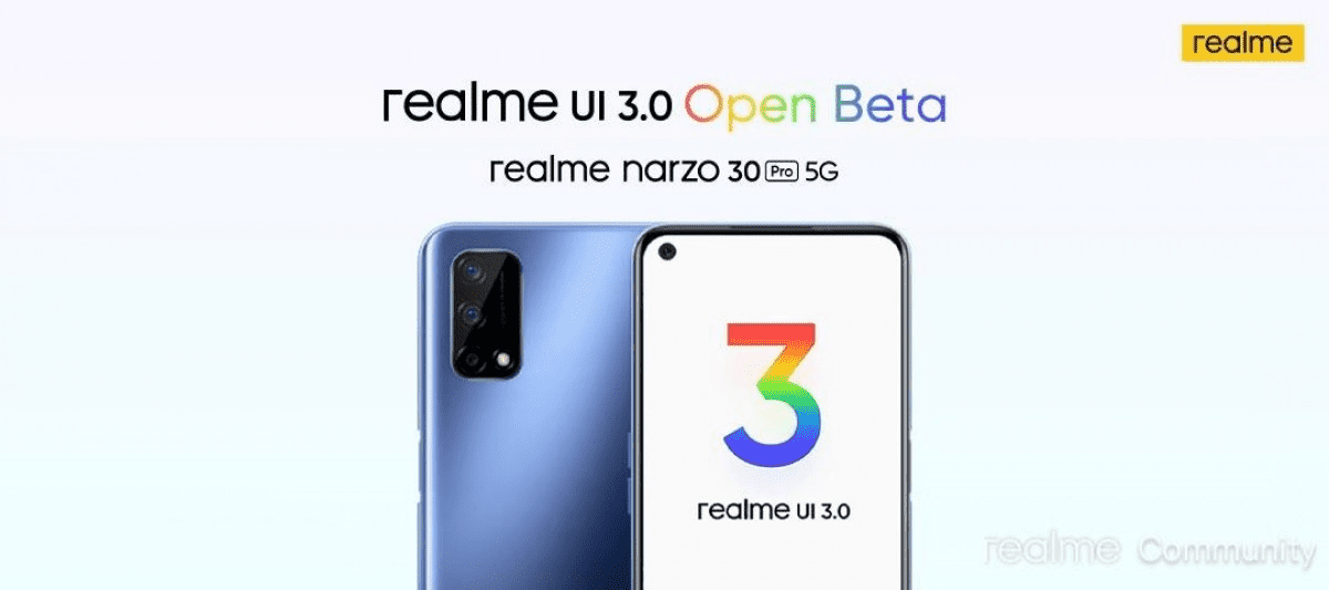 Realme UI 3.0 beta reaches the Realme Narzo 30 Pro