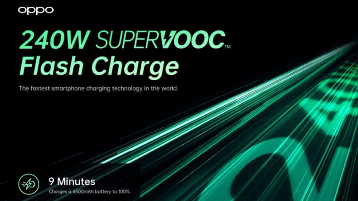Smartphones will get support for 240W ultra-fast charging soon
