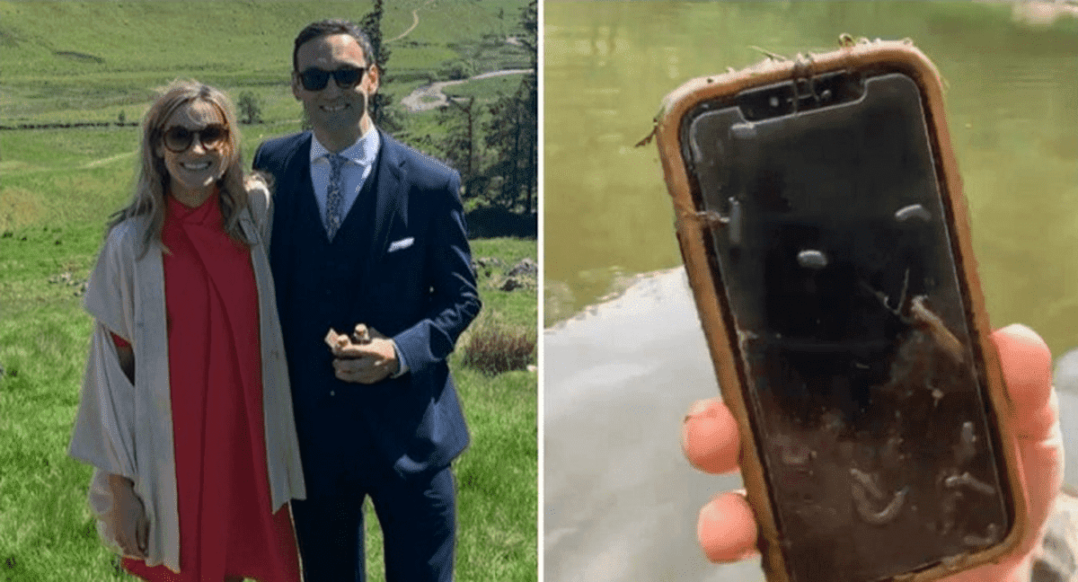 iPhone recovered 10 months after falling into the river